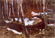 Ferdynand Ruszczyc Ruczaj lesny oil painting reproduction